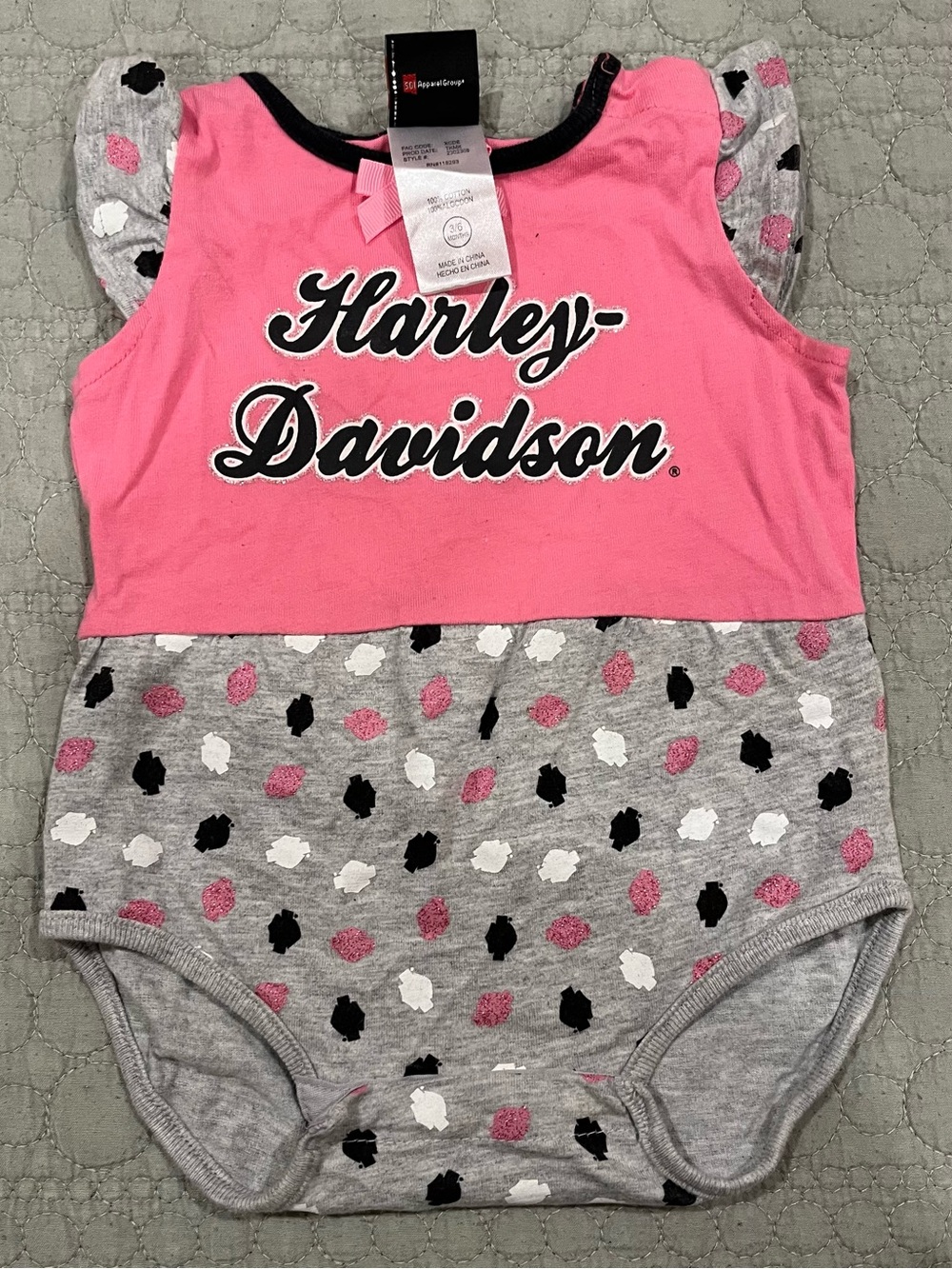 Harley Davidson onesie